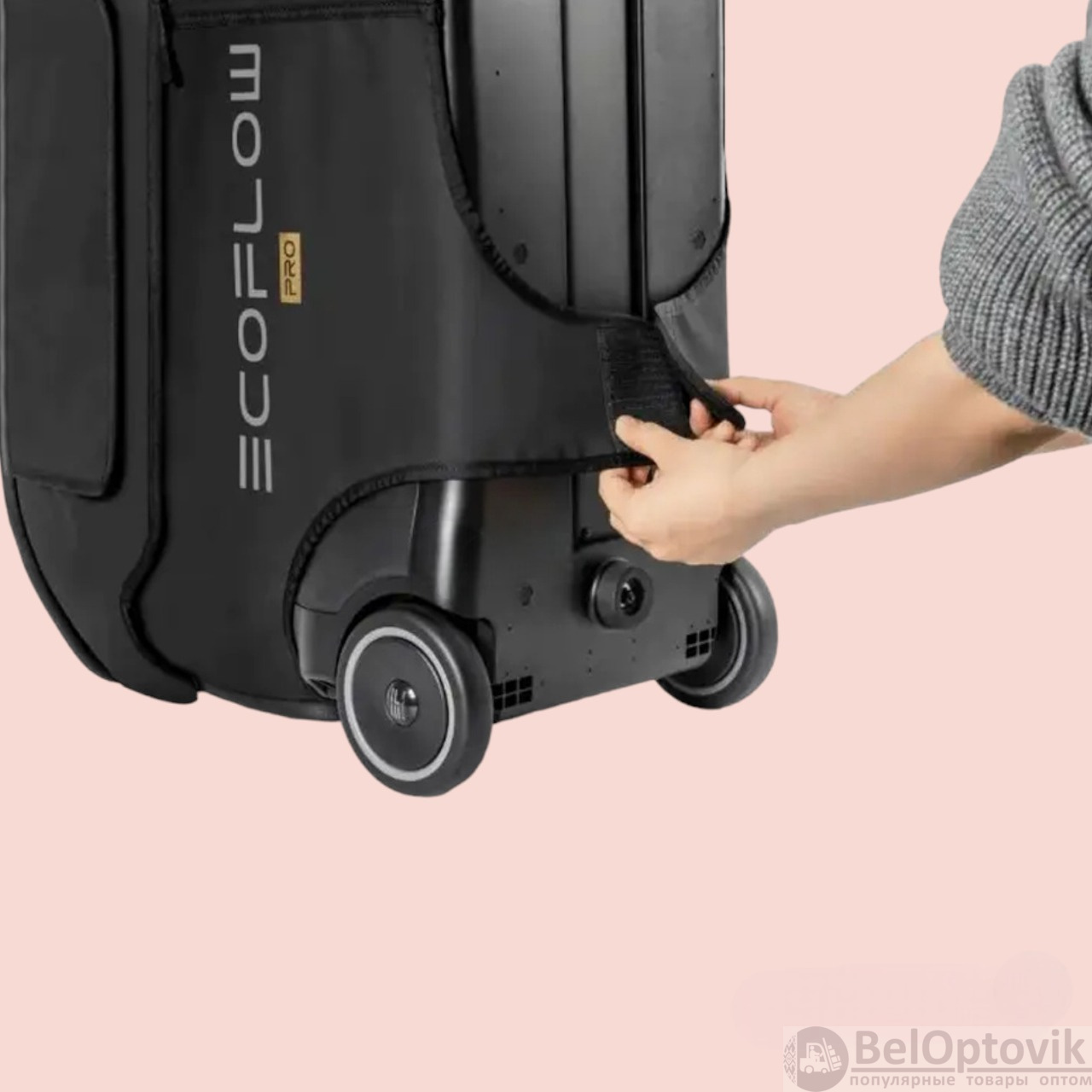 Сумка для переноски портативной электростанции EcoFlow Delta Pro / Защищает от воды, мусора и повреждений во время движения